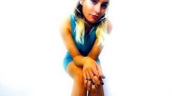 Giant sexy blond girl vore