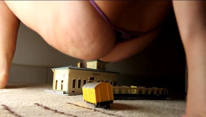 Butt crush train station