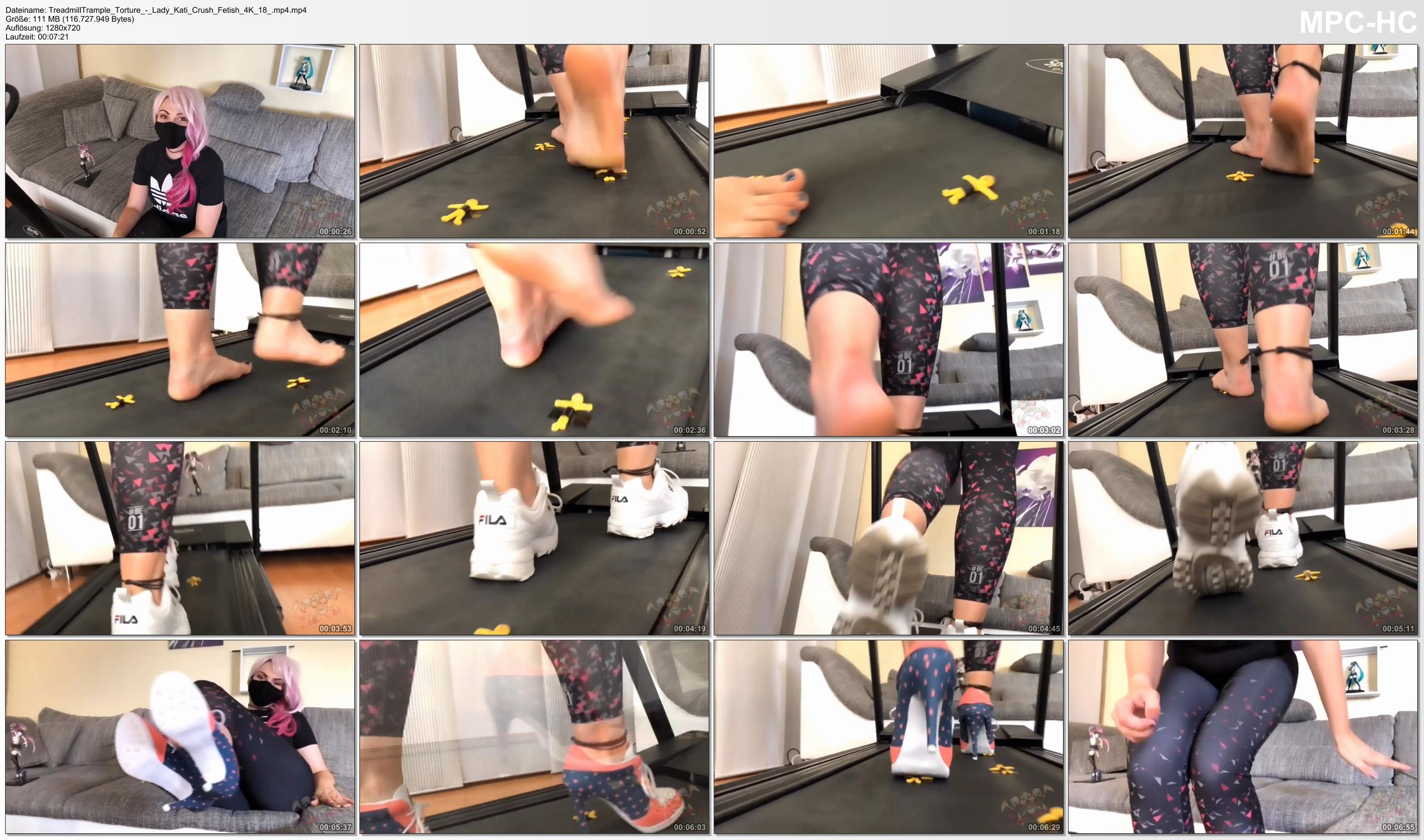 Lady katy treadmill giantess