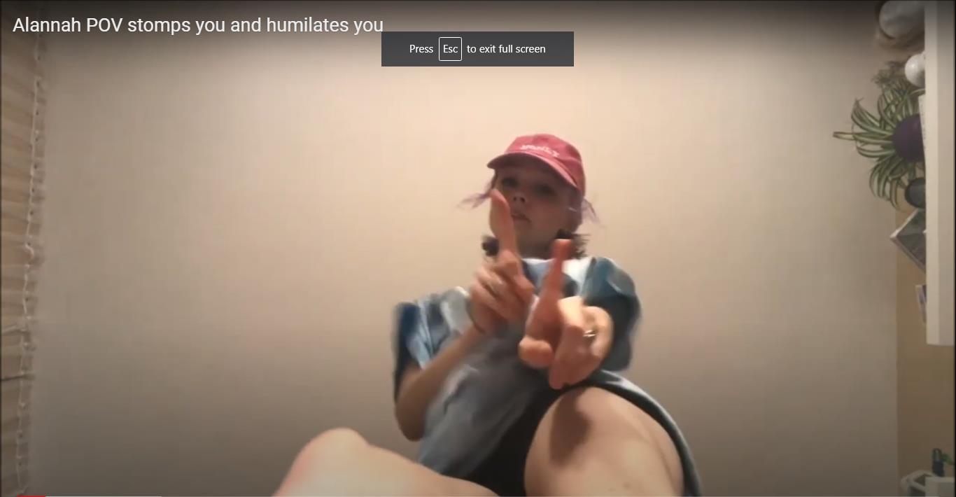 Alannah pov stomps you and humilates you