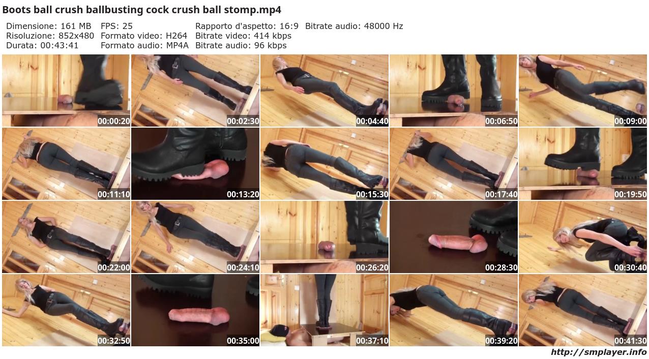 Boots ball crush ballbusting cock crush ball stomp