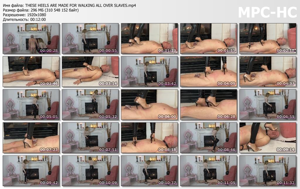 These heels are made for walking all over slaves