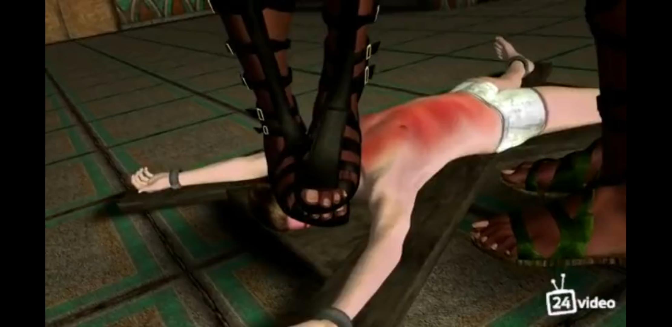 Heavy ebony amzon trample