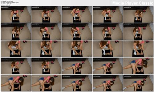 Giantess Sasha Tickles the Shrunken Man