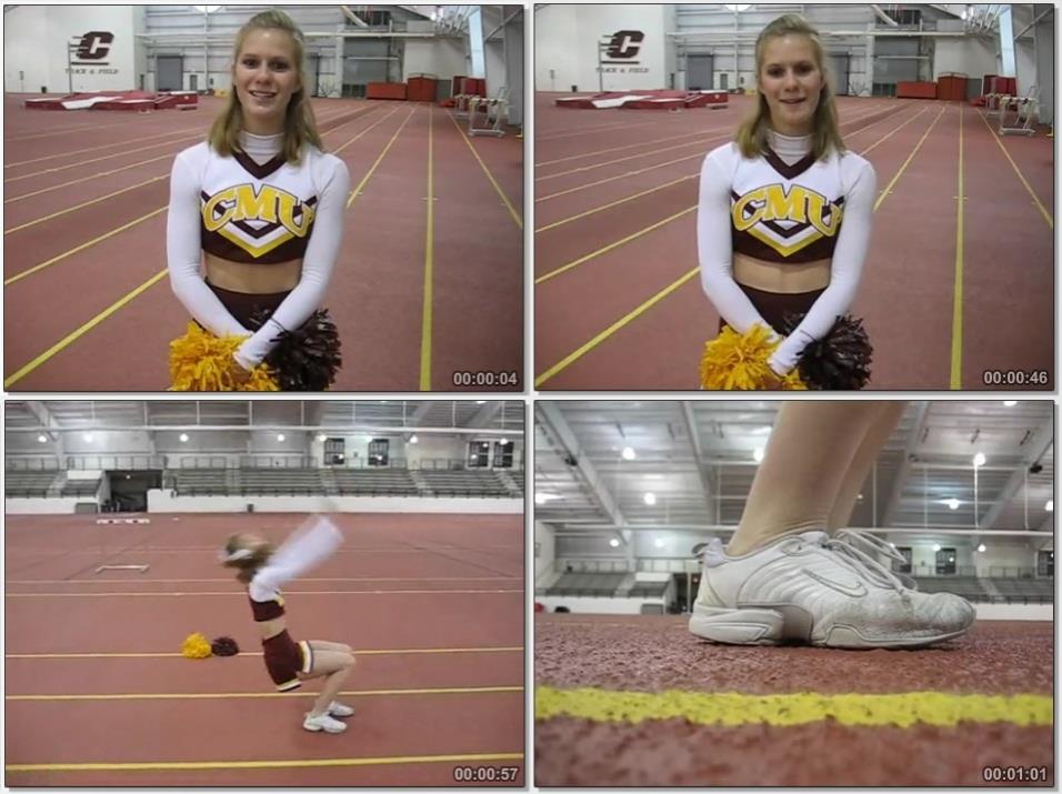 Real Competitive Cheerleader & GTS Back Flip