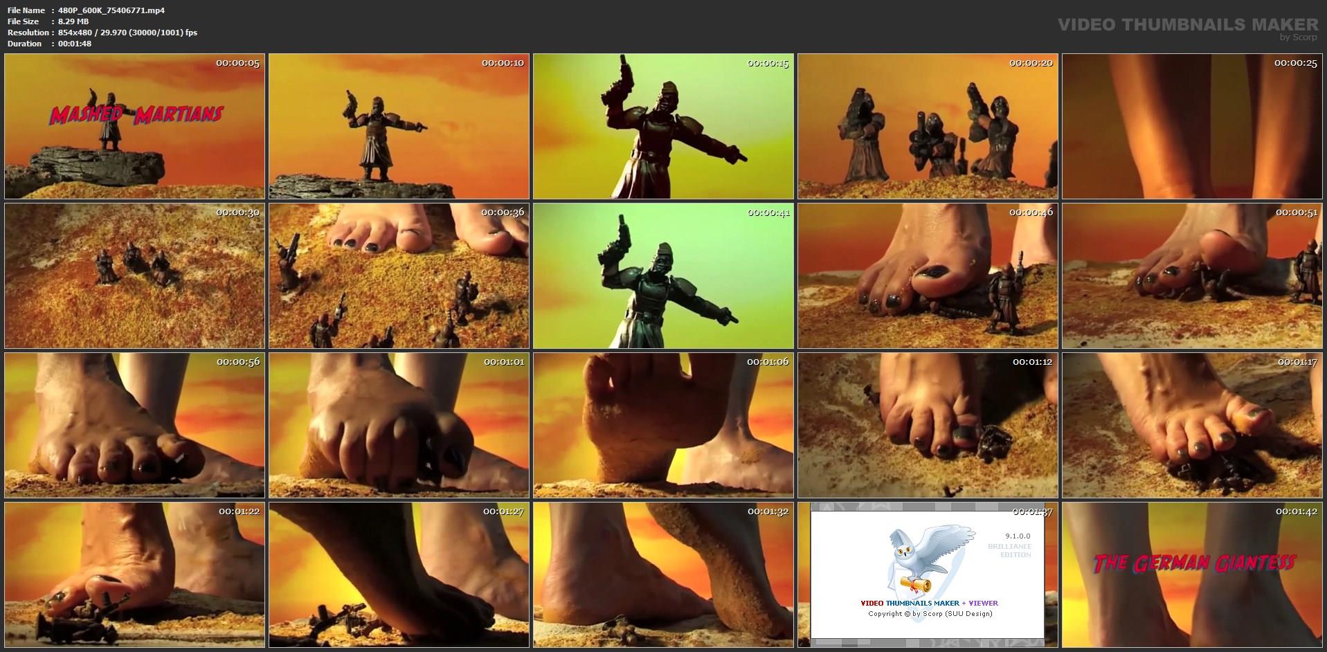 Martian Giantess Crushes First Human Landers