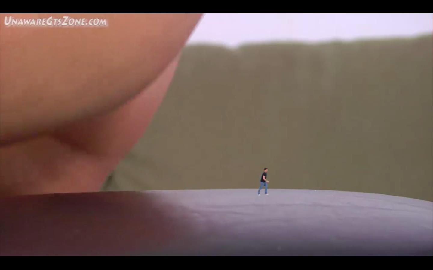 Giantess danielle butt crush