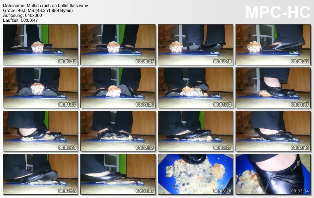 Muffin crush with ballet flats