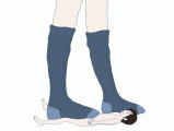 Giantess Knee High Sockjob (Original)