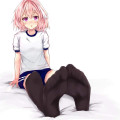 Anime Girl Socked Feet